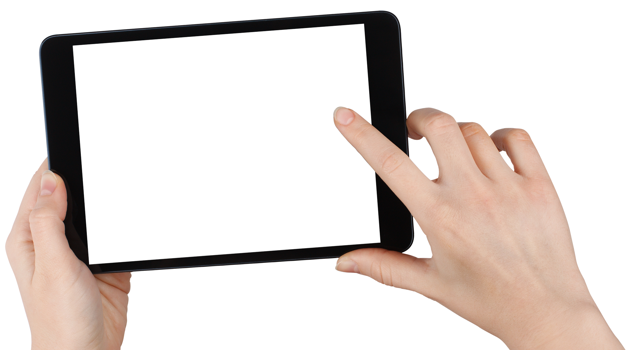 Person holding an iPad